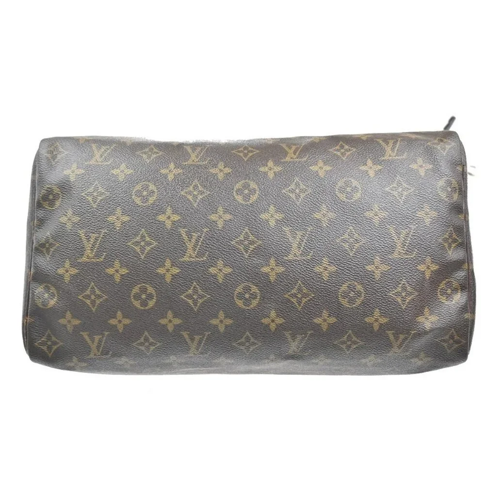 LOUIS VUITTON Speedy 35 Travel Hand Bag Monogram Leather Brown - Picture 6 of 16